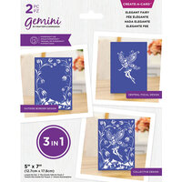 Crafter's Companion - Gemini - Create A Card - Dies - 3 in 1 - Elegant Fairy
