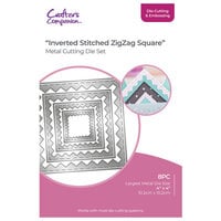 Crafter's Companion - Metal Dies - Inverted Stitched ZigZag Square