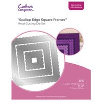 Crafter's Companion - Nesting Frame Dies - Scallop Edge Square