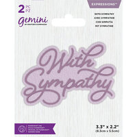 Crafter's Companion - Gemini - Dies - Core Sentiments - With Sympathy