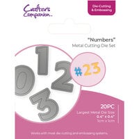 Crafter's Companion - Metal Die and Embossing Set - Numbers