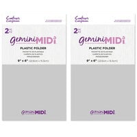 Crafter's Companion - Gemini - Midi Plastic Folder - 4 Pack