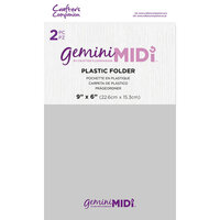 Crafter's Companion - Gemini - Midi Plastic Folder - 2 Pack