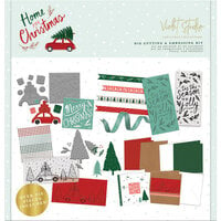 Violet Studio - Home For Christmas Collection - Die Cutting and Embossing Bundle