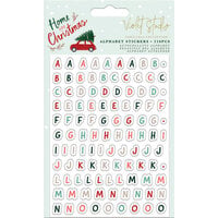 Violet Studio - Home For Christmas Collection - Alphabet Stickers