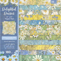 Crafter's Companion - Delightful Daisies Collection - 6 x 6 Paper Pad