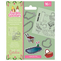 Crafter's Companion - Nature's Garden Gnomes Collection - Clear Acrylic Stamp, Die and Stencil Set - Accessories