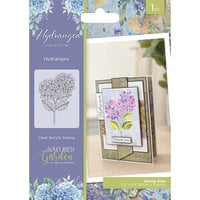 Crafter's Companion - Nature's Garden Hydrangea Collection - Clear Acrylic Stamps - Hydrangea