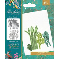 Crafter's Companion - Nature's Garden Kingfisher Collection - Clear Acrylic Stamp and Die Set - River Reeds