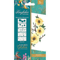 Crafter's Companion - Nature's Garden Kingfisher Collection - Stencils - Beautiful Blossom