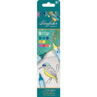 Crafter's Companion - Nature's Garden Kingfisher Collection - TriColor Aqua Markers- 3 Pack