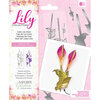 Crafter's Companion - Lily Collection - Clear Acrylic Stamp and Die Set - Calla - Lily Stem