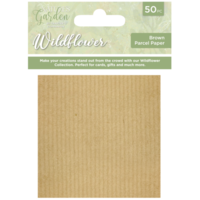 Crafter's Companion - Nature's Garden Wildflower Collection - Brown Parcel Paper