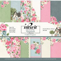 Crafter's Companion - Nitwit Homebody Collection - 12 x 12 Paper Pad