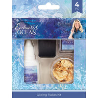 Crafter's Companion - Enchanted Ocean Collection - Gilding Flakes Kit - 4 Pieces