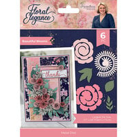 Crafter's Companion - Floral Elegance Collection - Metal Dies - Beautiful Blooms