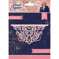 Crafter's Companion - Floral Elegance Collection - Metal Dies - Luxurious Lace