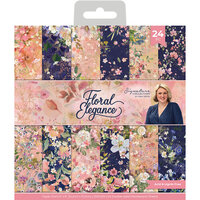 Crafter's Companion - Floral Elegance Collection - 6 x 6 Paper Pad