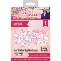 Crafter's Companion - Say It With Flowers Collection - Clear Acrylic Stamp and Die Set - Pretty Peonies