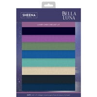Crafter's Companion - Bella Luna Collection - 8.5 x 11 Luxury Linen Card Pack
