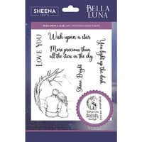 Crafter's Companion - Bella Luna Collection - Clear Photopolymer Stamps - Wish Upon a Star