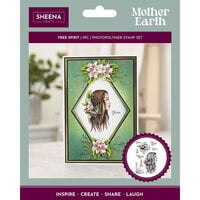 Crafter's Companion - Mother Earth Collection - Clear Photopolymer Stamps - Free Spirit