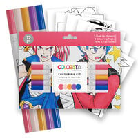 Colorista - Colouring Kit - Heroes of Manga - 12 Piece Set