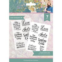 Crafter's Companion - Age Of Elegance Collection - Clear Photopolymer Stamps - Love Conquers All