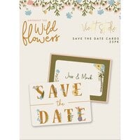 Violet Studio - Amongst The Wildflowers Collection - Save The Dates