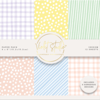 Violet Studio - 6 x 6 Paper Pad - Pastel Patterns