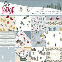 Violet Studio - Ski Lodge Collection - Christmas - 6 x 6 Paper Pad
