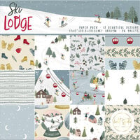 Violet Studio - Ski Lodge Collection - Christmas - 12 x 12 Paper Pad