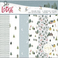 Violet Studio - Ski Lodge Collection - Christmas - 6 x 6 Vellum Pad