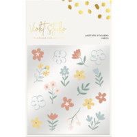 Violet Studio - Acetate Stickers - Floral Serenity