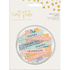 Violet Studio - Essentials Collection - Printed Mini Sentiment Tags - Pastel