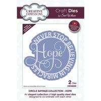 Creative Expressions - Craft Dies - Circle Sayings - Hope