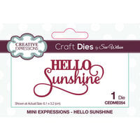 Creative Expressions - Craft Dies - Mini Expressions - Hello Sunshine