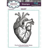 Creative Expressions - Pre-Cut Mounted Rubber Stamps - Heart