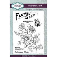 Creative Expressions - Clear Photopolymer Stamps - Flower Seed
