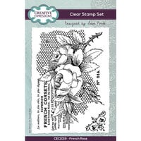 Creative Expressions - Clear Photopolymer Stamps - French Rose