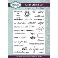 Creative Expressions - Clear Photopolymer Stamps - Dates From The Past Part 2