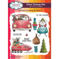 Creative Expressions - Christmas - Clear Photopolymer Stamps - Santa's Coming To Town