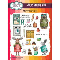 Creative Expressions - Christmas - Clear Photopolymer Stamps - Merry And Sweet