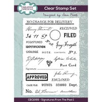 Creative Expressions - Clear Photopolymer Stamps - Signatures from the Past 1
