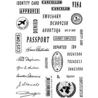 Creative Expressions - Clear Photopolymer Stamps - Passport