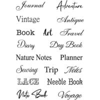 Creative Expressions - Clear Photopolymer Stamps - The Bookmakers