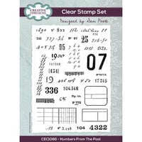Creative Expressions - Clear Photopolymer Stamps - Numbers from the Past