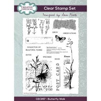 Creative Expressions - Clear Photopolymer Stamps - Butterfly Walk