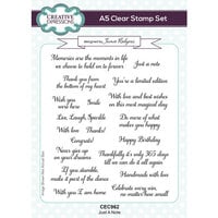 Creative Expressions - Clear Photopolymer Stamps - Just A Note