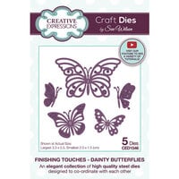 Creative Expressions - Craft Dies - Finishing Touches - Dainty Butterflies